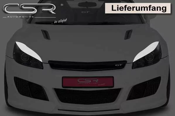 Scheinwerferblenden Carbon Look für Opel GT SB151-C Carbon Look Hochglanz