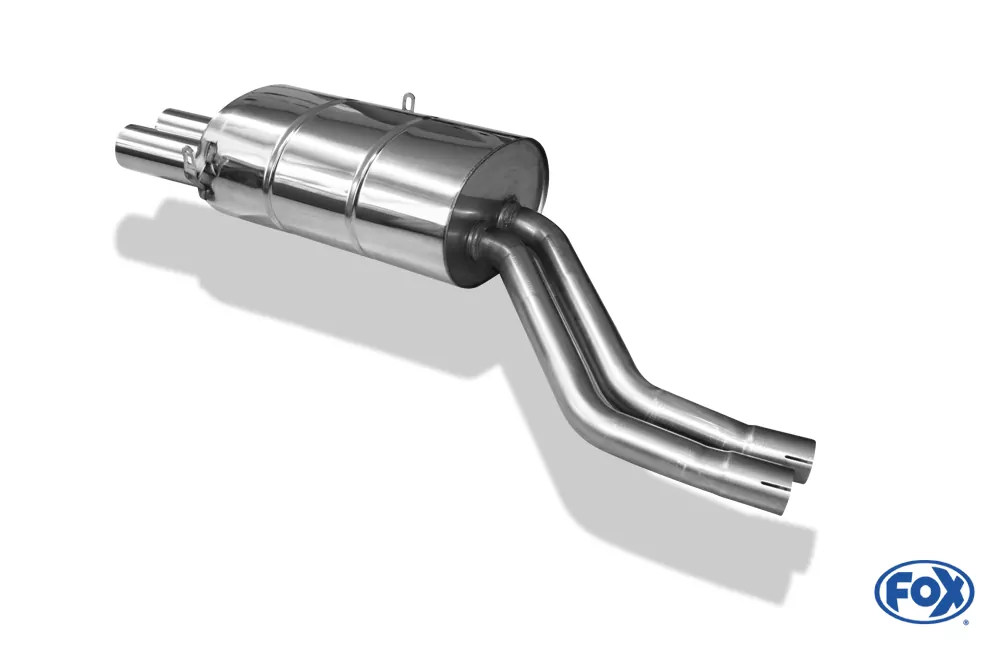 BMW E46 320/ 323/ 325/ 328/ 330  Endschalldämpfer zweiflutig - 2x76 Typ 10