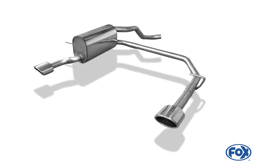 Renault Captur  Endschalldämpfer Ausgang rechts/links - 106x71 Typ 32 rechts/links