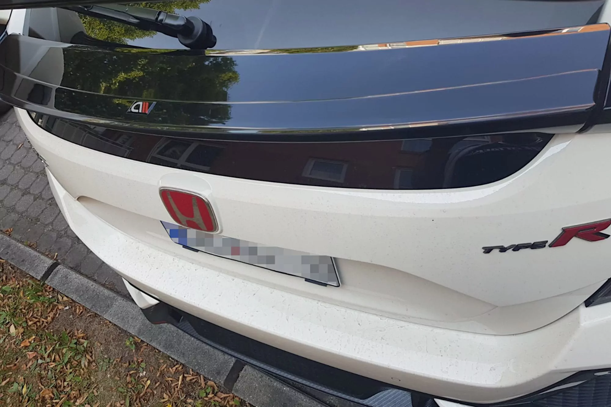 Unterer Spoiler CAP Passend Für V.3 Passend Für HONDA CIVIC X TYPE R Schwarz Hochglanz Schwarz Hochglanz