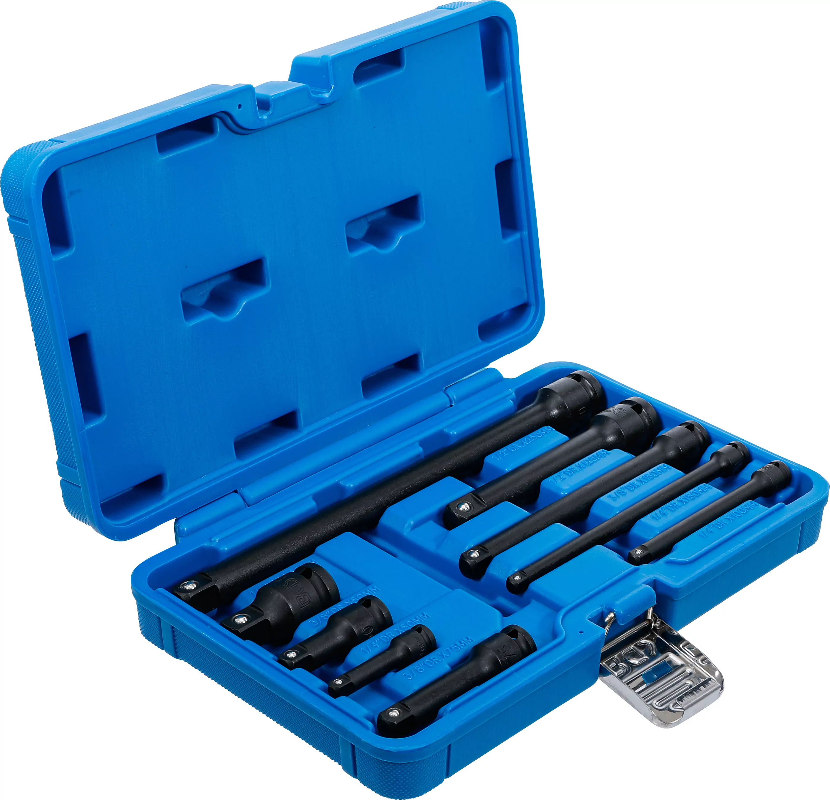 Kraft-Verlängerungs-Satz | 6,3 mm (1/4") / 10 mm (3/8") / 12,5 mm (1/2") | 9-tlg.