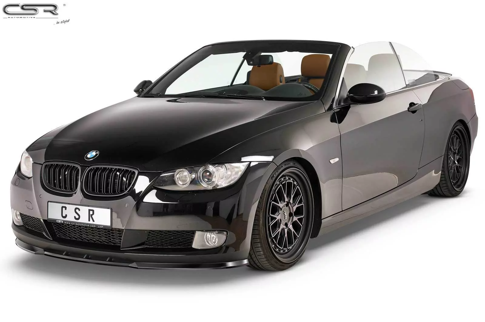 Cup-Spoilerlippe mit ABE für BMW 3er E92 / E93 CSL013-M Carbon Look (matt)