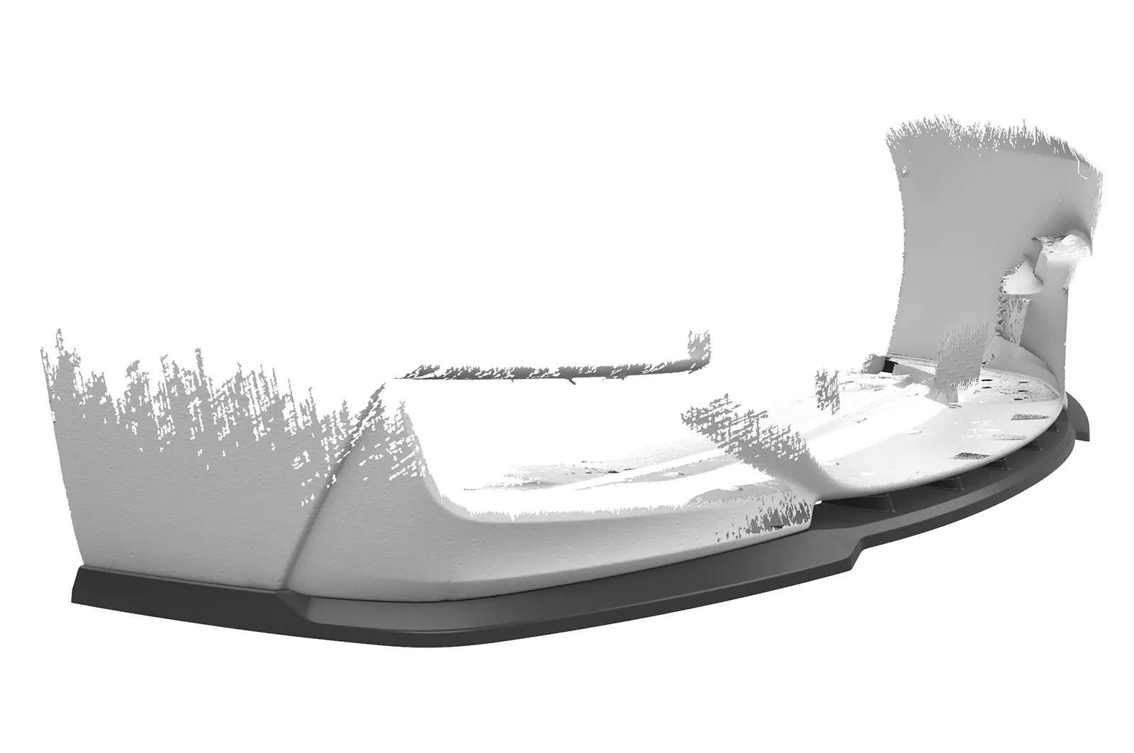 Cup-Spoilerlippe mit ABE für BMW 6er F12/F13/F06 CSL598 Schwarz Strukturiert