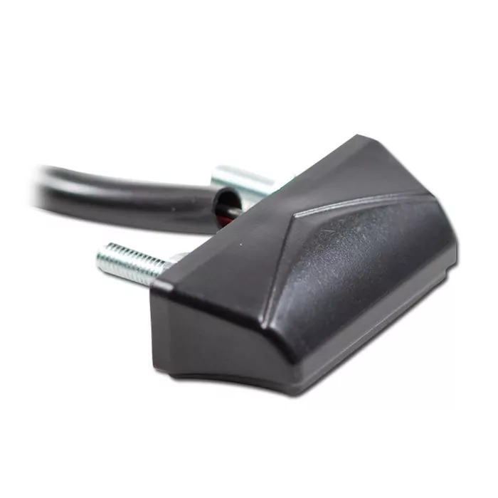 SMD-Kennzeichenbeleuchtung "Axis" | schwarz | ABS 3 SMD's | B 52 x H 13 x T 24 mm | E-geprüft