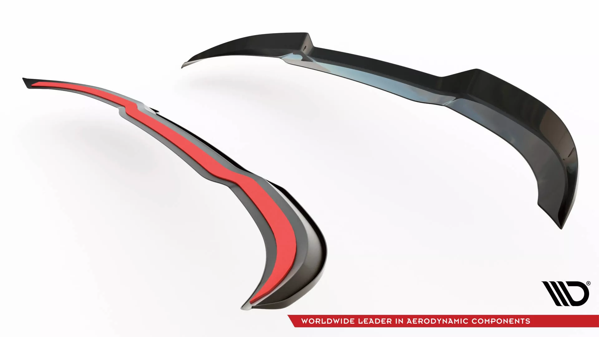 Spoiler CAP Für Flow Form V.2 Ford Fiesta Mk8 ST / ST-Line Schwarz Hochglanz