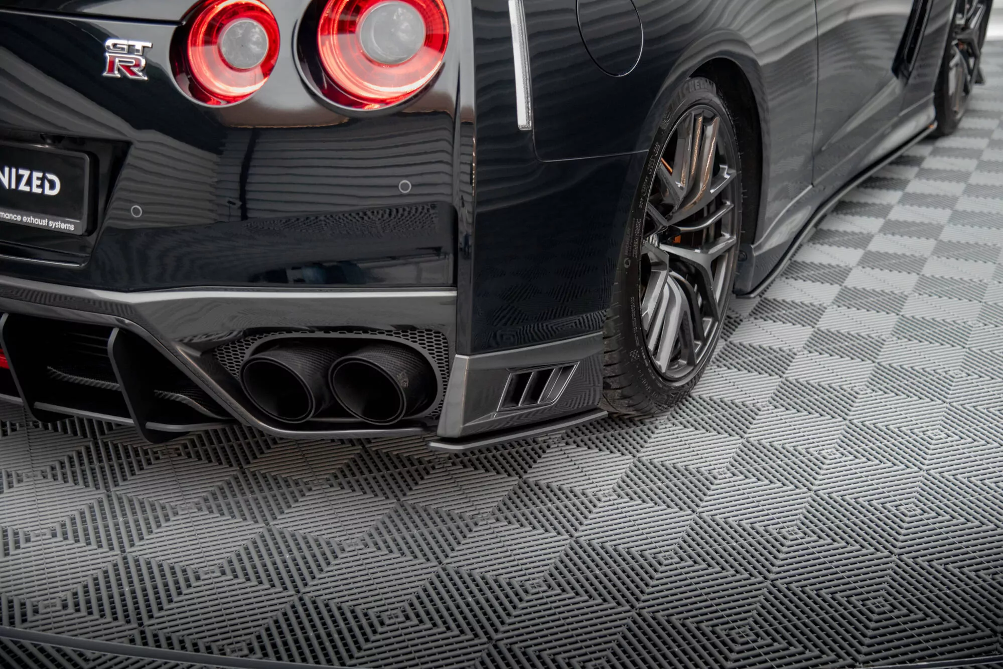 Street Pro Heck Ansatz Flaps Diffusor Für Nissan GTR R35 Facelift