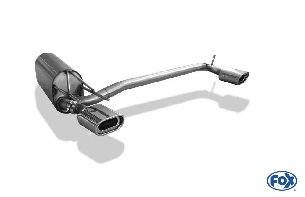 Opel Calibra A  Endschalldämpfer Ausgang rechts/links - 135x80 Typ 53 rechts/links