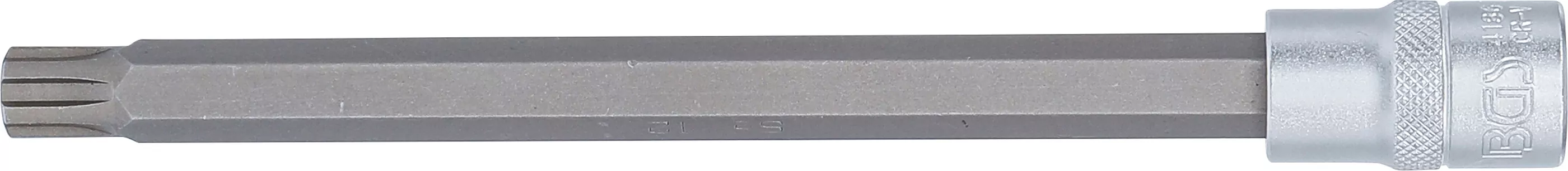 Bit-Einsatz | Länge 200 mm | Antrieb Innenvierkant 12,5 mm (1/2") | Keil-Profil (für RIBE) M12