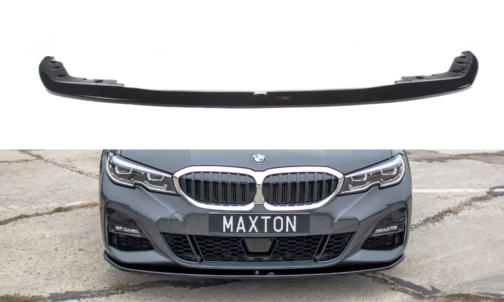 Front Ansatz Passend Für V.3 Passend Für BMW 3er G20 M Paket Schwarz Hochglanz Schwarz Hochglanz