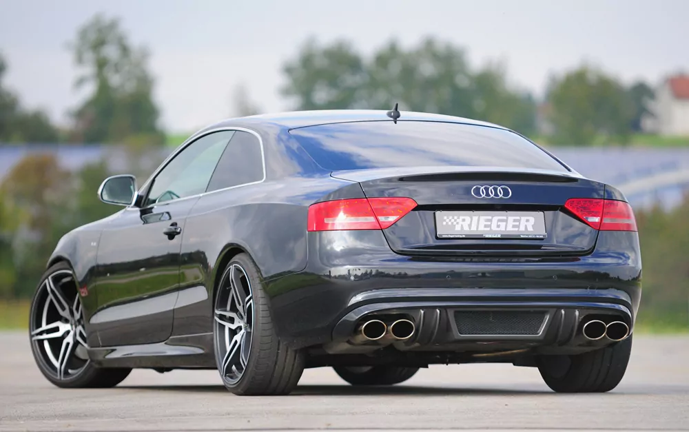 Rieger ESD Audi A5 (B8) 4Zyl ø55mm Anflutung für Audi A5 (B8/B81) | Coupé 06.07-07.11 (bis Facelift) 1,8l TFSI 88/118/125kW  2,0l TDI 105/125/130/140kW
