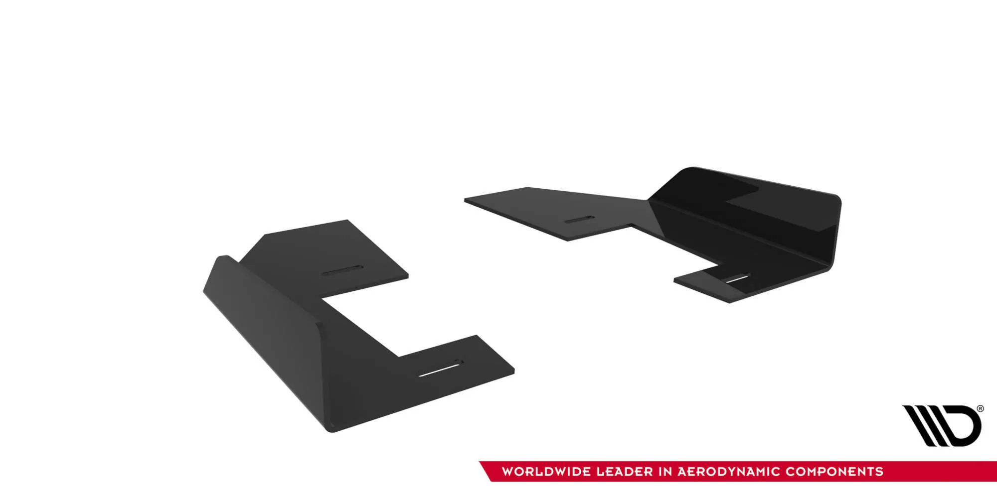 Hintere Seiten Flaps Für Mitsubishi Lancer EVO X Schwarz Hochglanz