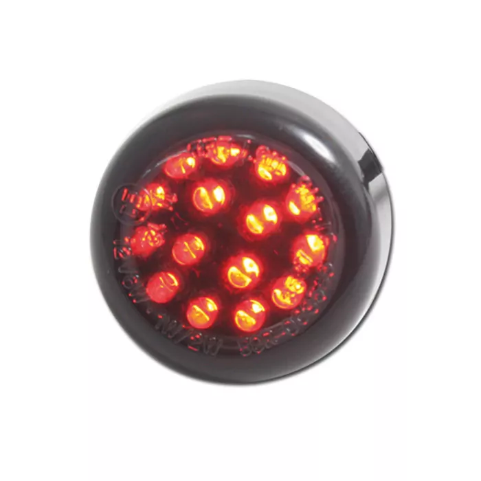 LED-Einbaurücklicht "Trenta" | getönt | M6 Maße: Ø=30 x T 14 mm | E-geprüft