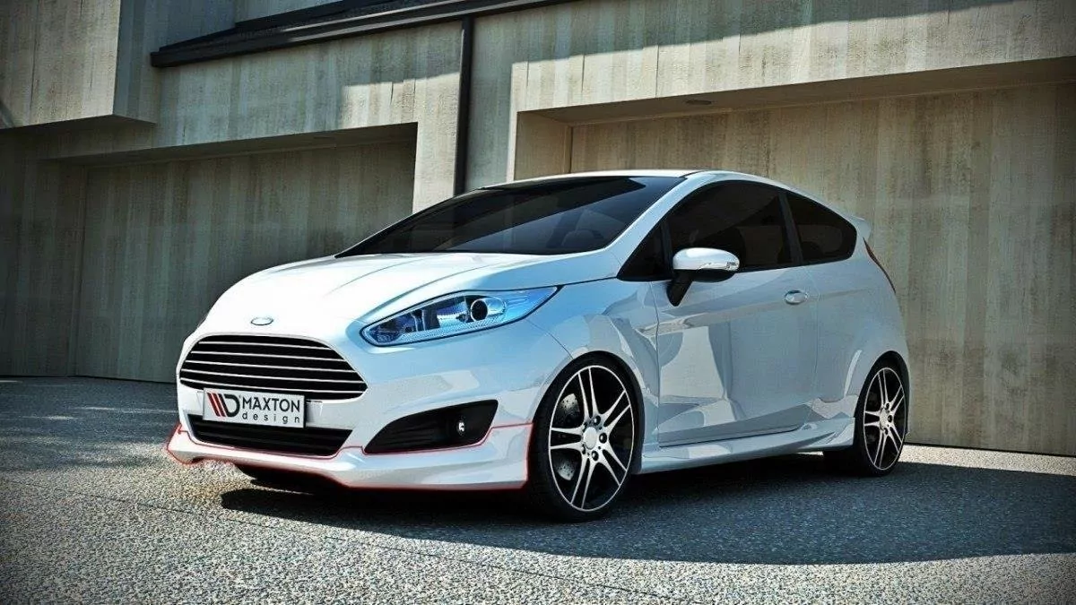 Front Stoßstangen Ansatz Passend Für FORD FIESTA MK7 FL