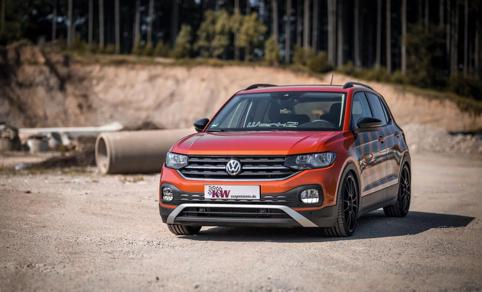 KW Gewindefahrwerk V1 inox VW T-CROSS (C1) 12/2018-