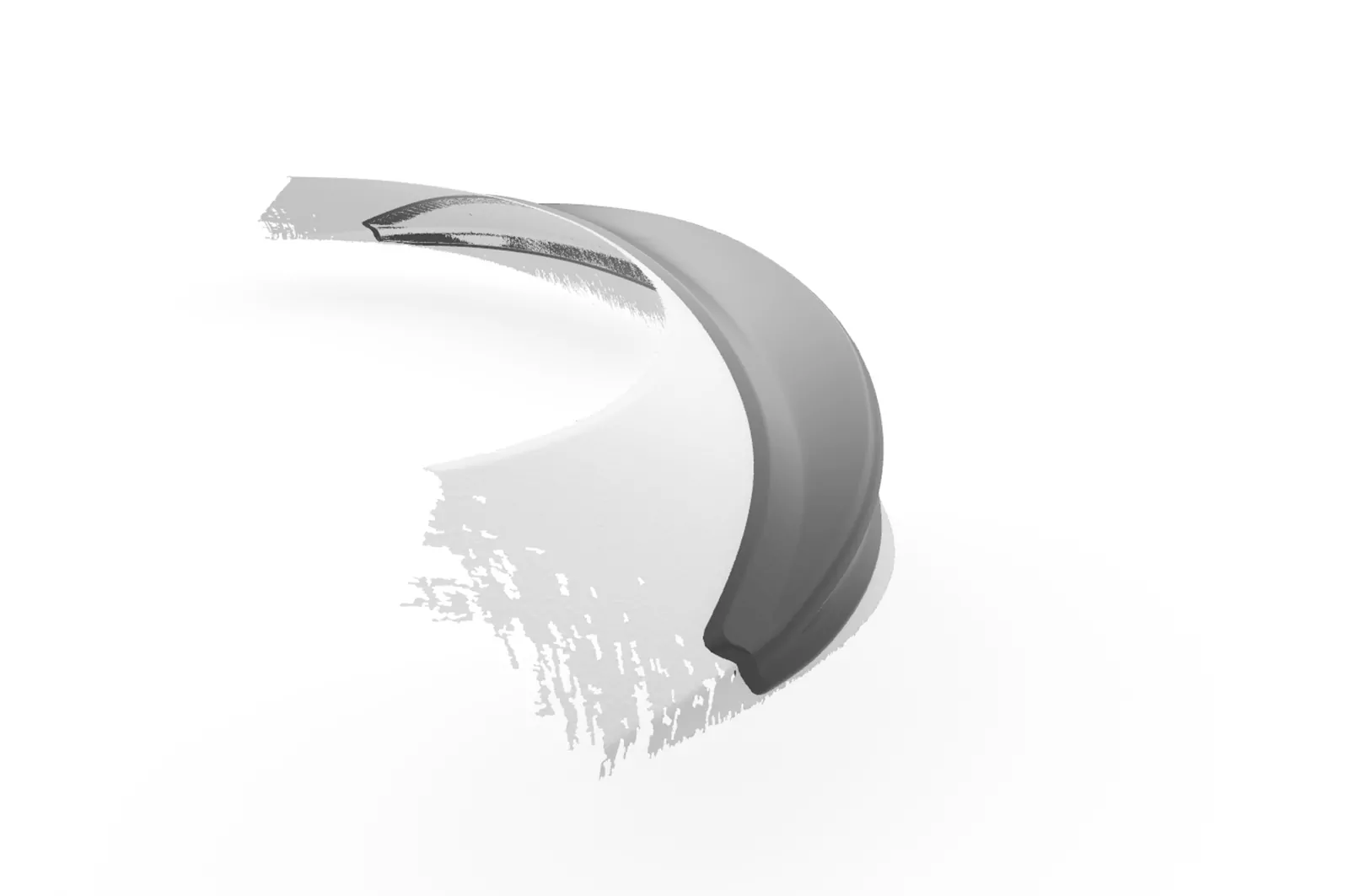 Heckflügel mit ABE für Audi Q5 (FY) HF973 Schwarz Strukturiert