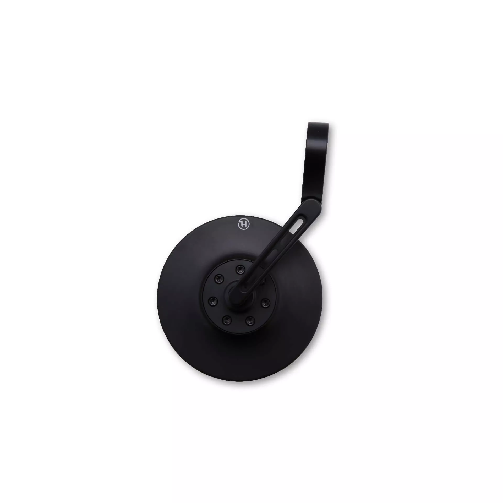 HIGHSIDER pro Conero Black-Edition, Lenkerendenspiegel, Kurz, Matt-Schwarz (1Stk.)