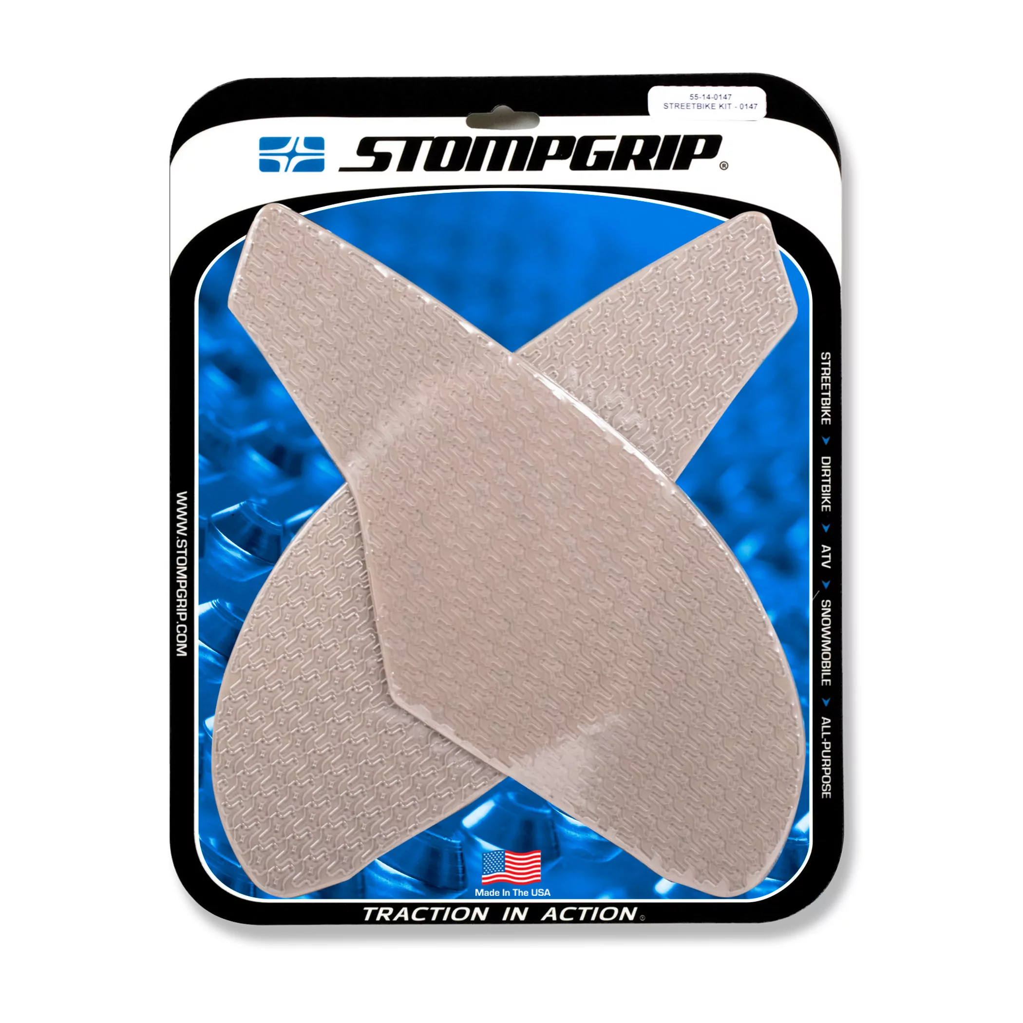 Stompgrip Traction Pad Icon für MV Agusta Brutale 1090 RR 18-19 Klar