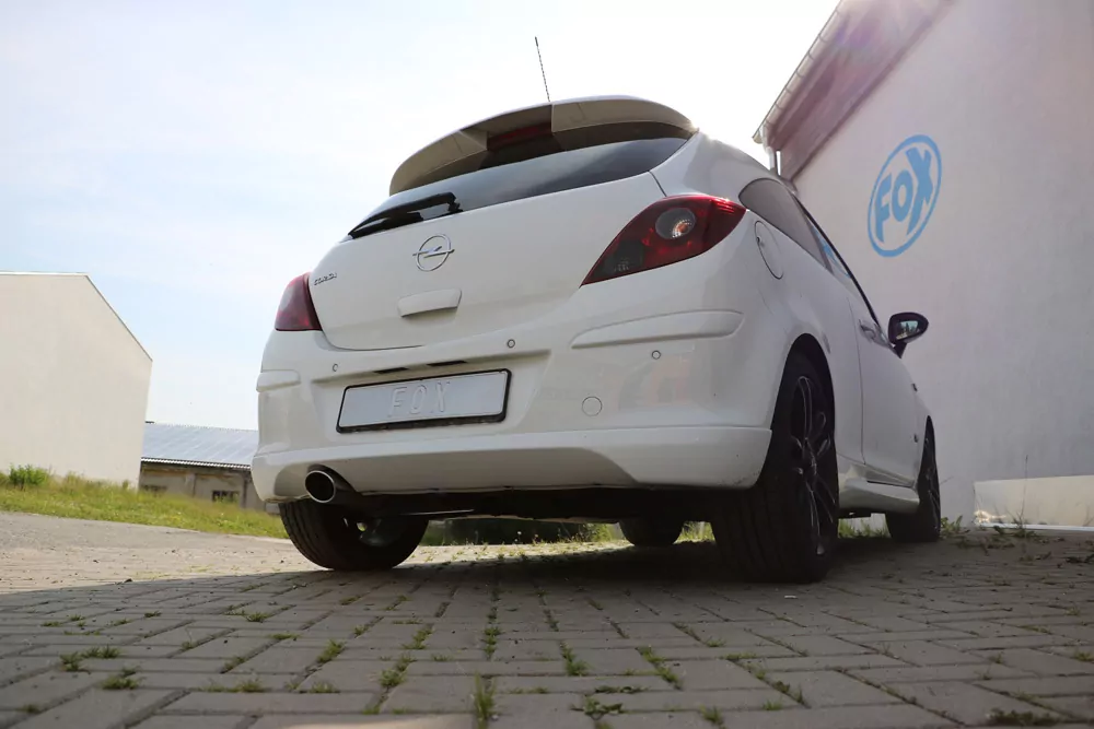 Opel Corsa D - Sportheck und OPC Line  Endschalldämpfer - 115x85 Typ 32