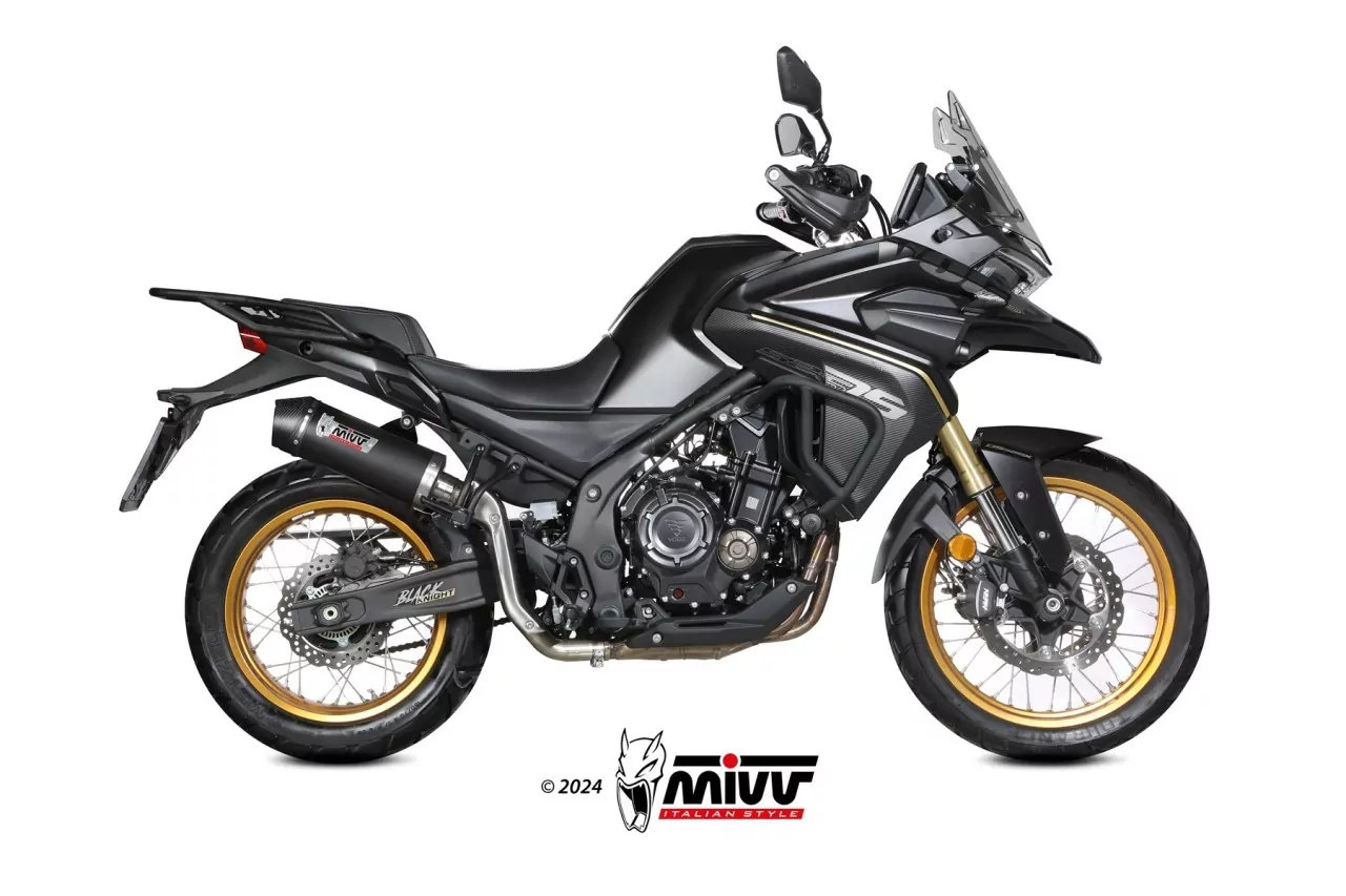 MIVV Oval Edelstahl Schwarz VOGE VALICO 900 DSX 24-