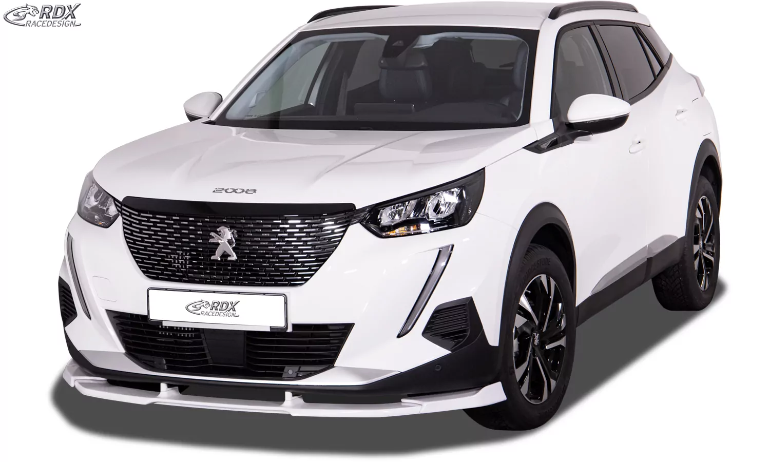 RDX Frontspoiler VARIO-X für PEUGEOT 2008 (U) 2019+ Frontlippe Front Ansatz Vorne Spoilerlippe