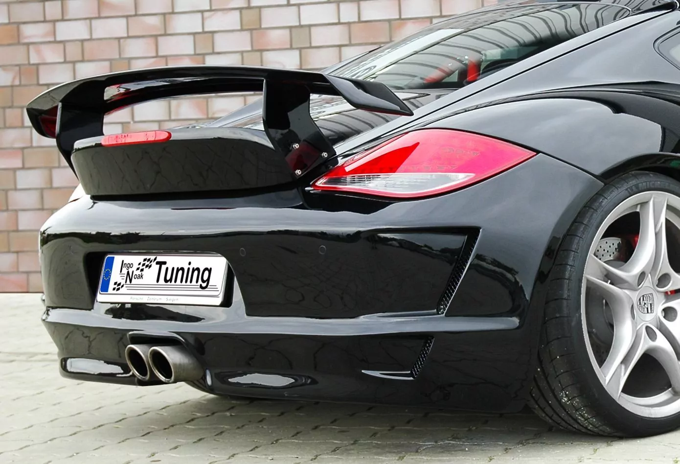 Heckspoiler Heckflügel Ducktail aus GFK für Porsche Cayman Boxster 987