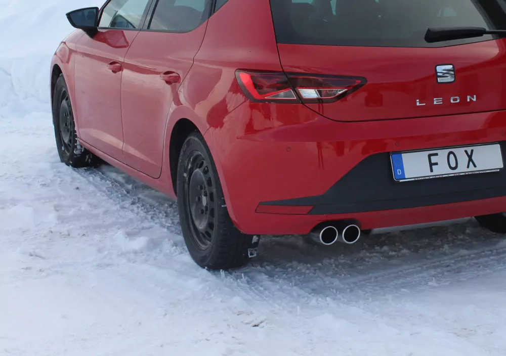 Seat Leon 5F - Einzelradaufhängung  Endschalldämpfer einseitig - 2x80 Typ 16