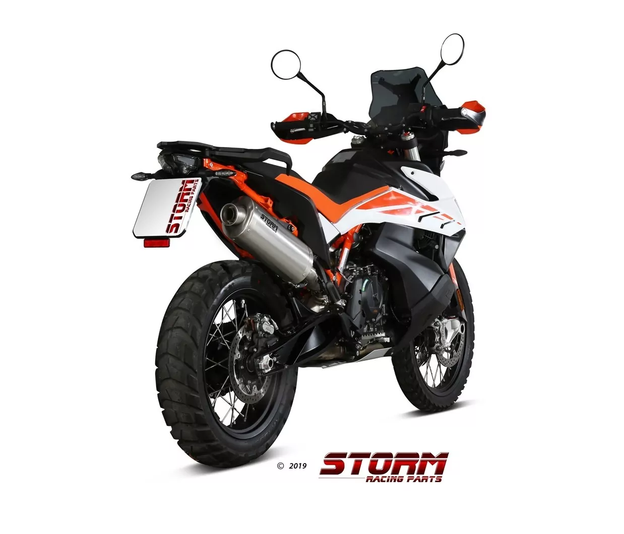 Storm By MIVV OVAL Oval Edelstahl KTM 790 Adventure 2019-