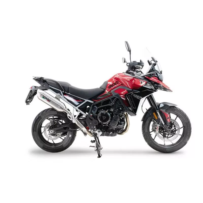 GPR Exhaust für Triumph Tiger 900 GT / Pro / Rally Pro 2024-2025, Furore-X Acciaio Inox, Homologated legal slip-on exhaust inclu