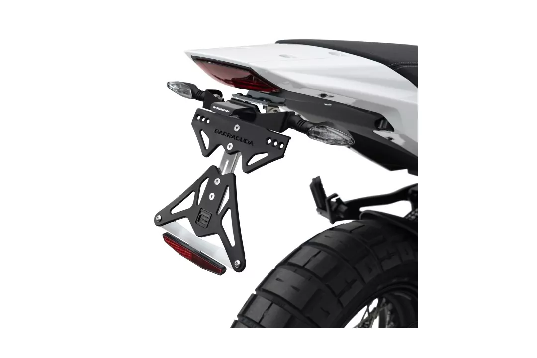 Barracuda Kennzeichenhalter für Moto Morini X-Cape 2021- zur Verwendung mit Originalblinkern