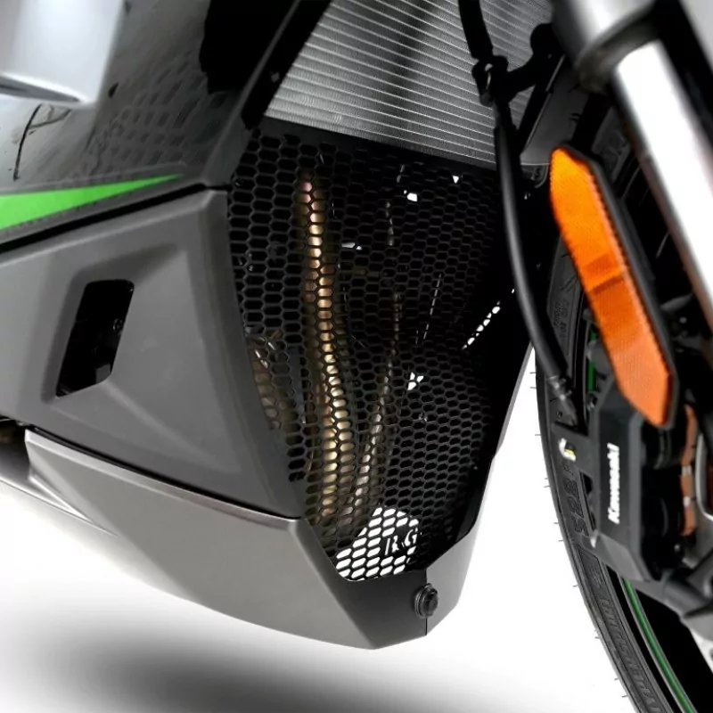 R&G Krümmergitter Schutz PRO BLACK Kawasaki Ninja 1000 SX 2024- | 1100 SX 2025-