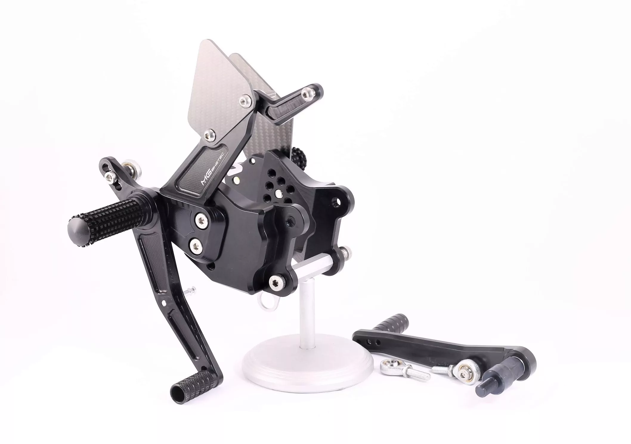 MG Biketec Sportfussrastenanlage / Rastenanlage / Fußrastenanlage mit ABE, gültig in D - A - CH für Suzuki GSX-R 1000 ab 2009-2011