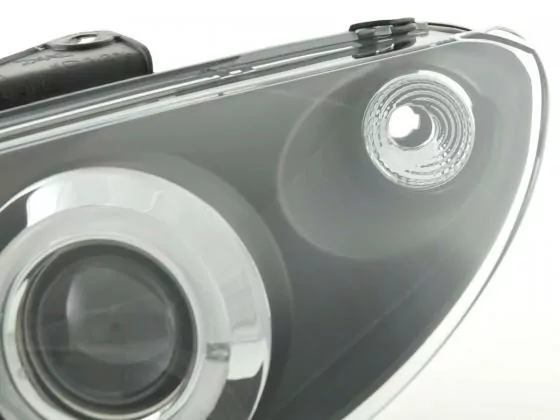 Scheinwerfer Set Peugeot 206 Bj. 98-03 schwarz