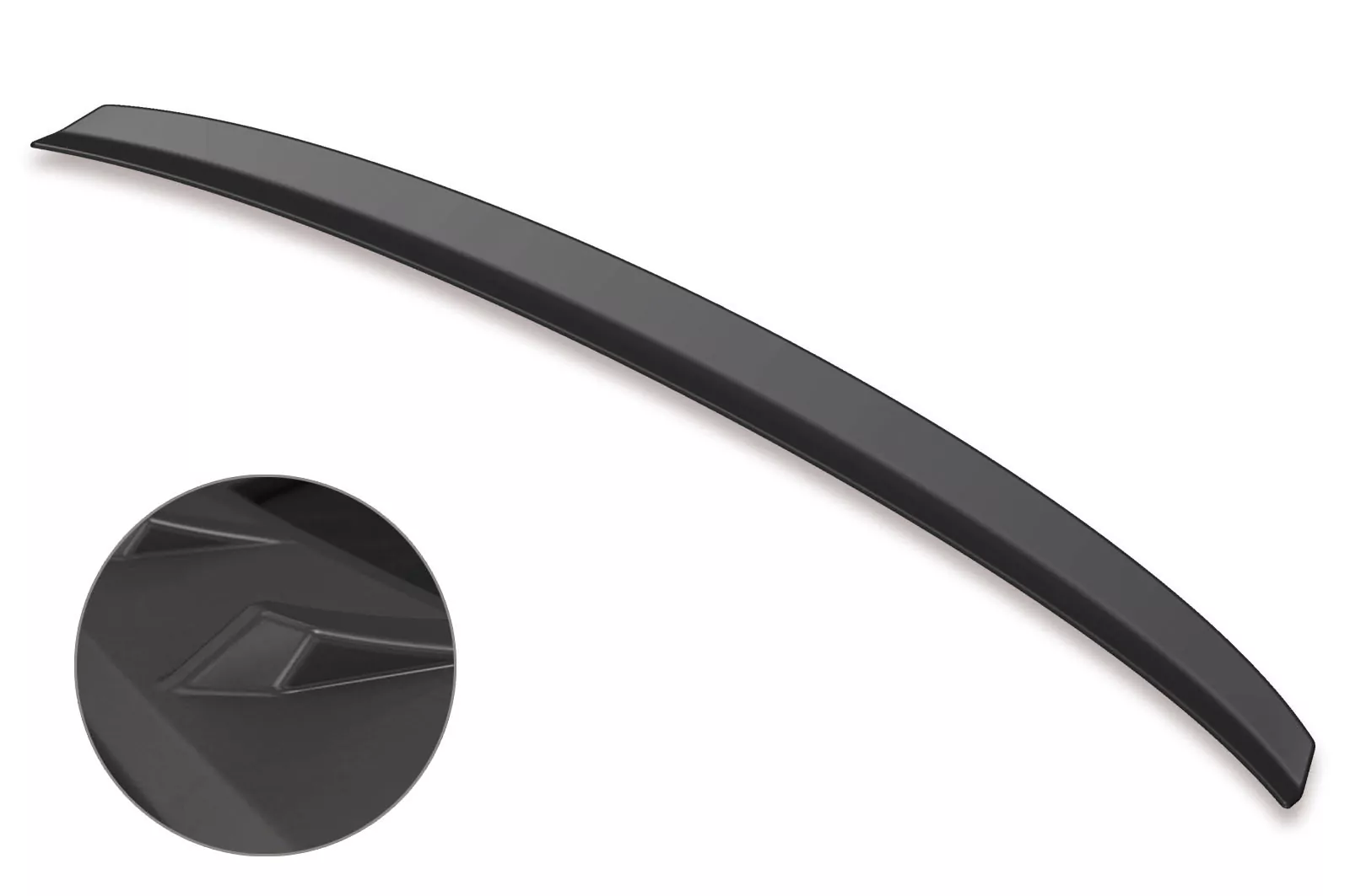 Heckflügel mit ABE für VW Passat B8 Typ 3G Lackierfreundlich (schwarz matt)