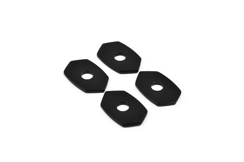 HIGHSIDER Montageplatten INDY SPACER Alu schwarz, für div. KAWASAKI