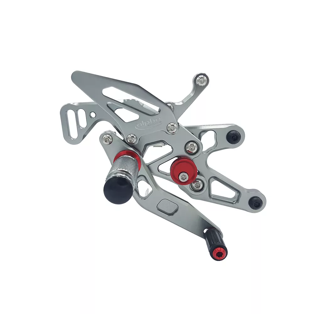 TRACK Fußrastenanlage titan BMW S1000RR Typ K10 Modelljahr 2015-16 Typ 2R10 Modelljahr 2017- BMW S1000R Typ 2R10 Modelljahr 2017- ABE