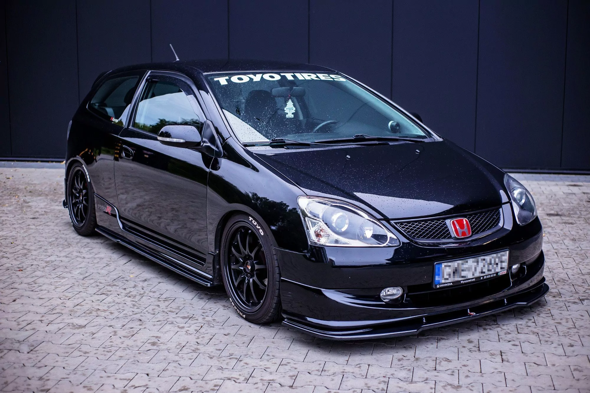 Seitenschweller Ansatz Passend Für Passend Für HONDA CIVIC EP3 (MK7) TYPE-R/S FL Schwarz Hochglanz Schwarz Hochglanz