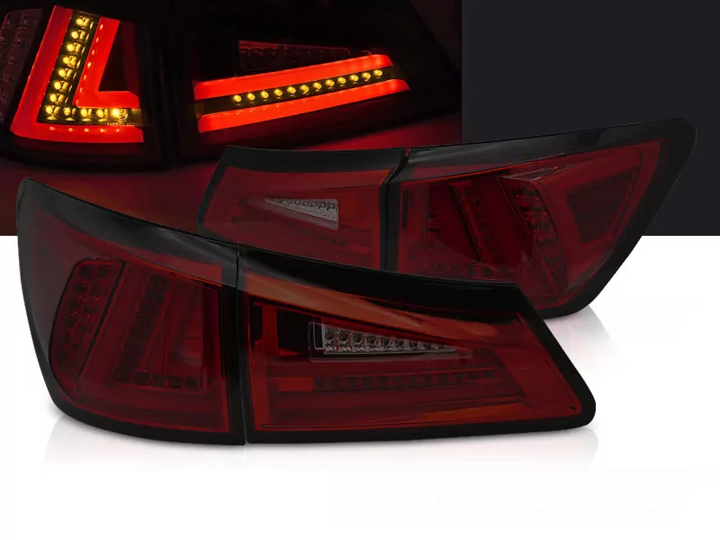 Led Tail Lights Red Smoke Led Sql Fits Lexus Is Ii 06-13