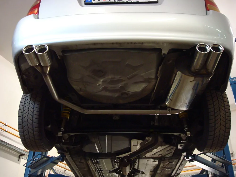 Toyota Corolla E12 Combi  Endschalldämpfer Ausgang rechts/links - 2x80 Typ 13 rechts/links