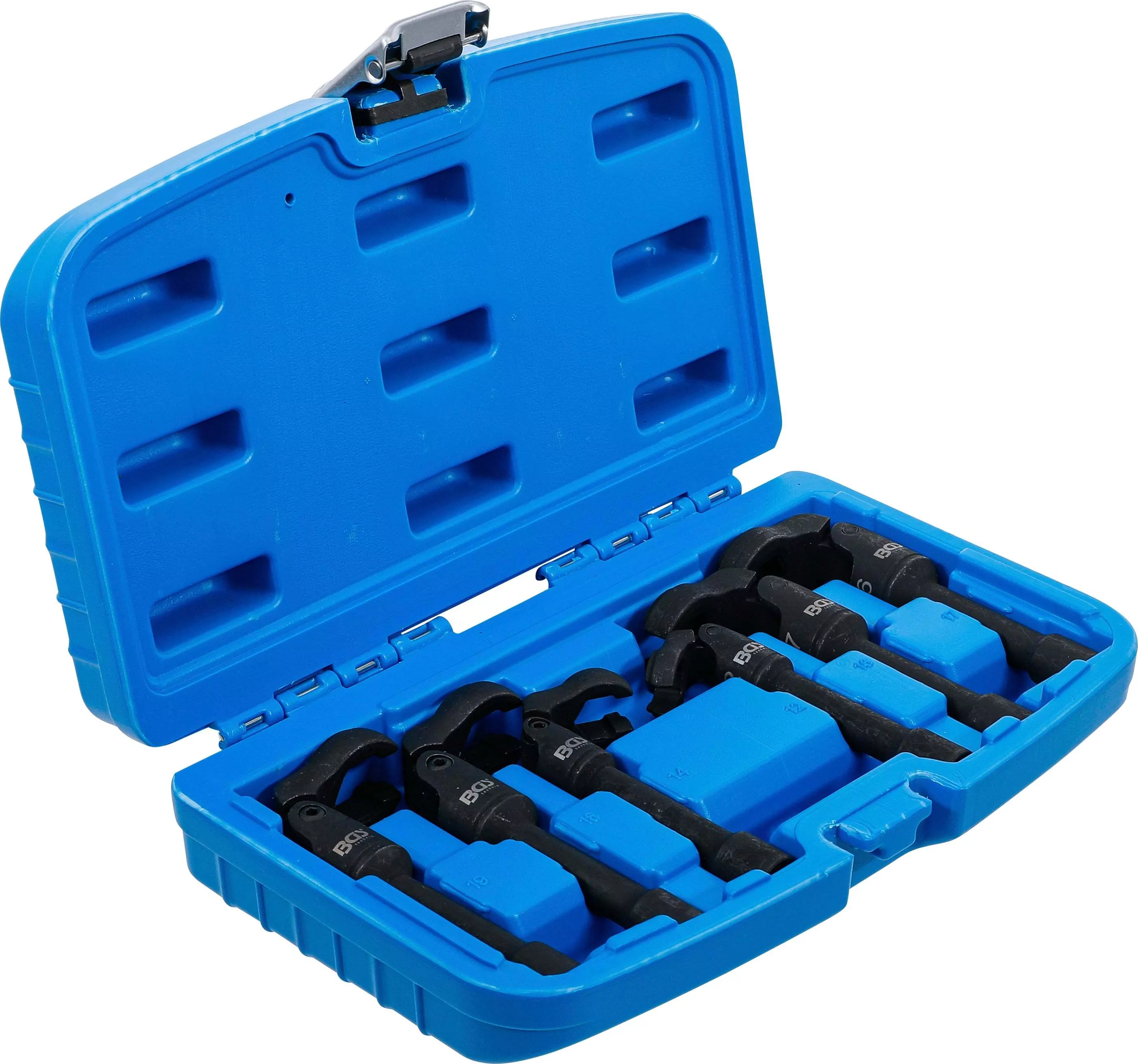 Hahnenfußschlüssel-Satz | Antrieb Innenvierkant 10 mm (3/8") | mit Gelenk | 6-tlg.