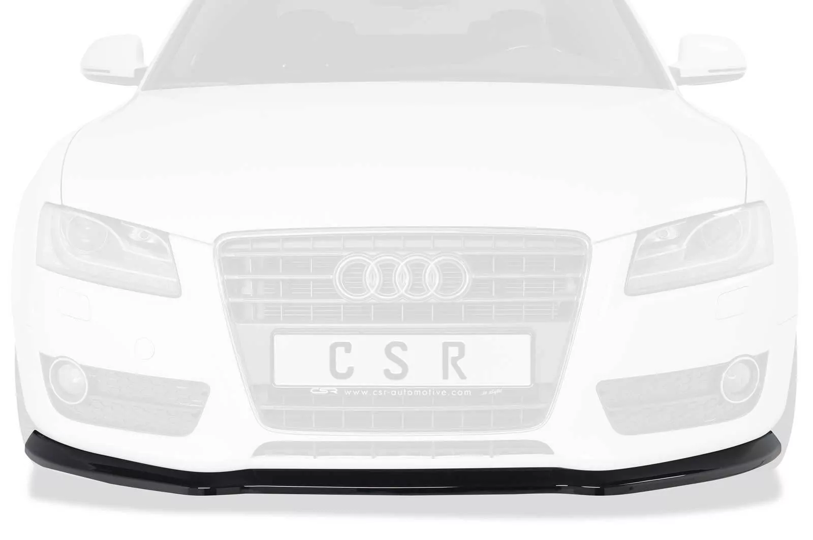 Cup-Spoilerlippe mit ABE für Audi A5 8T CSL378-M Carbon Look (matt)