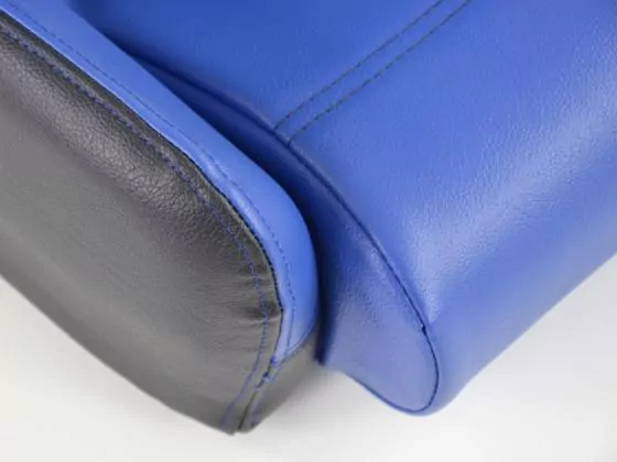 FK Sportsitze Auto Halbschalensitze Set Edition 1 Kunstleder blau/schwarz