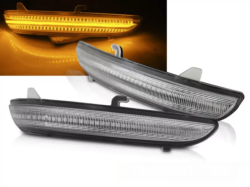 Indicator In The Mirror White Led Seq Fits Peugeot 208 / 2008 / Citroen C3