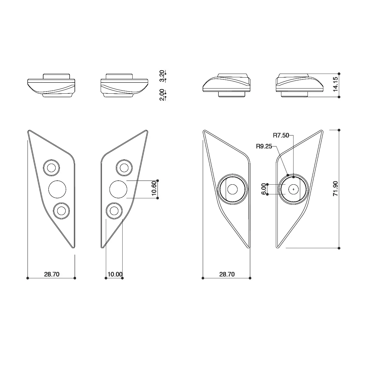 Barracuda Skin-Air-Adapter für Ducati Panigale V4 und V2 2022-2024