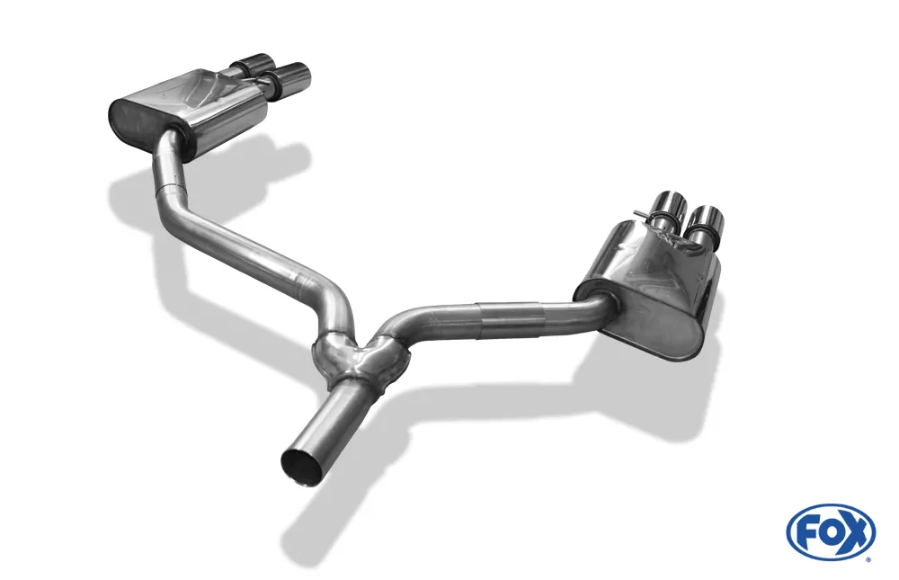 Audi A6 4G - 2,0l TDI  Endschalldämpfer rechts/links zweiflutig - 2x90 Typ 13 rechts/links