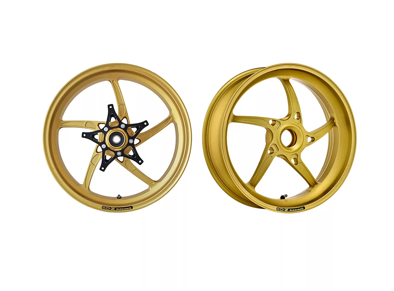 OZ Gass RS-A Aluminium Satz in goldfarben matt für Ducati Monster 937 / plus / SP 2021-2023