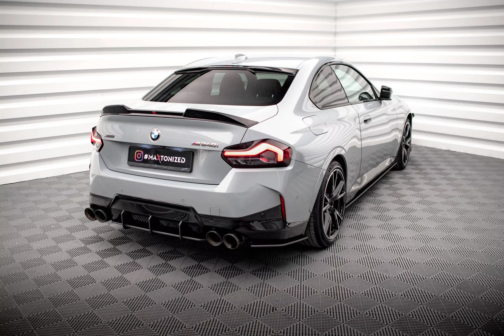 Street Pro Heck Ansatz Flaps Diffusor Für BMW 2 Coupe M240i G42