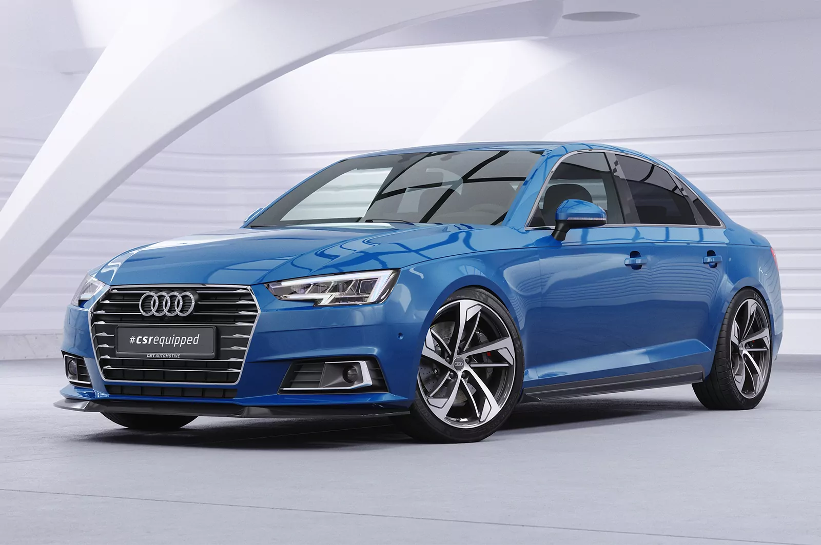 Seitenschweller für Audi A4 B9 (Typ 8W) SS572 Schwarz Strukturiert