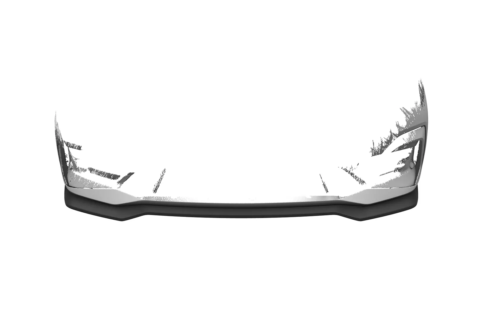 Cup-Spoilerlippe mit ABE für BMW 2er (F45) Active Tourer CSL623 Schwarz Strukturiert