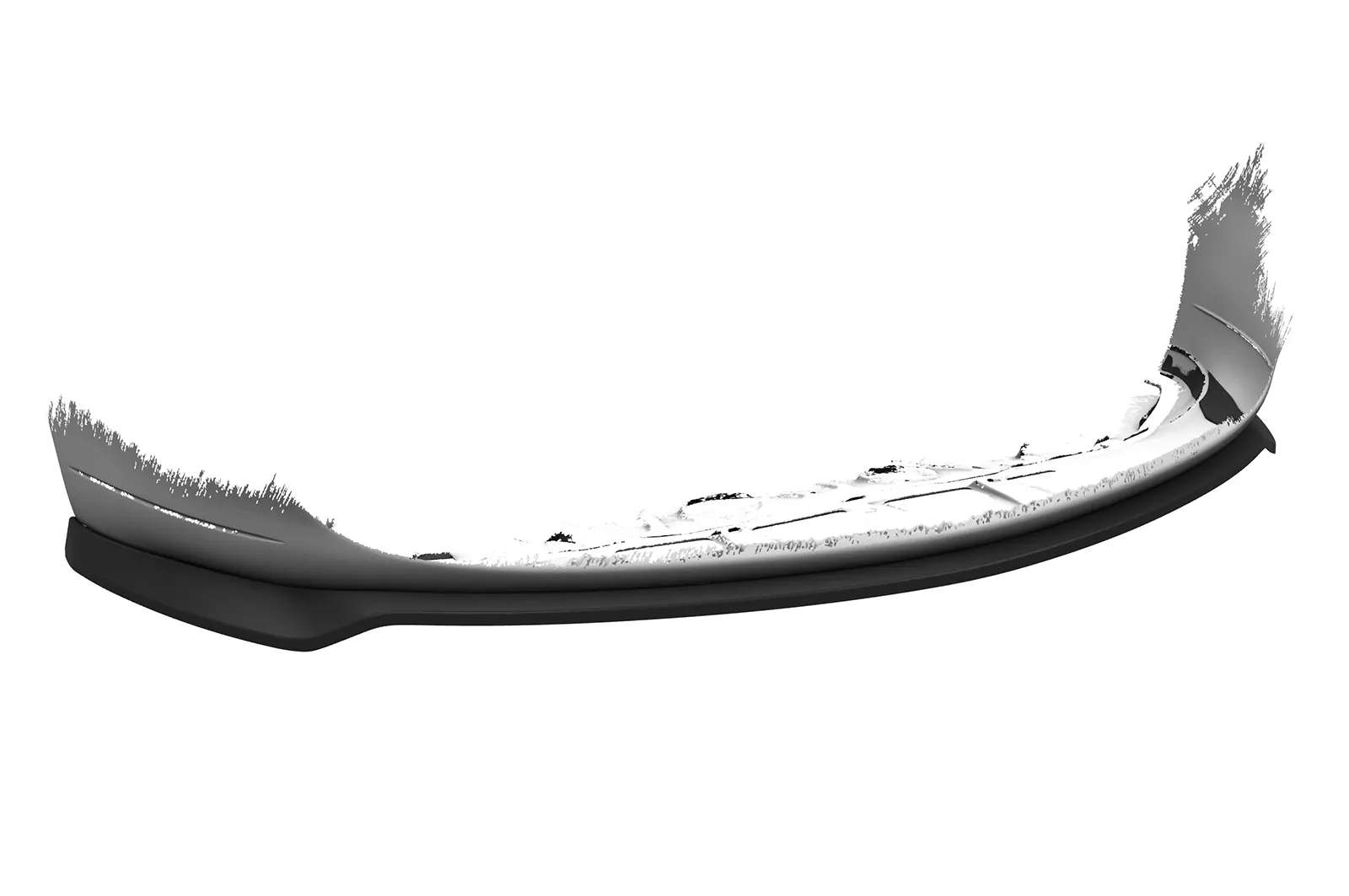 Cup-Spoilerlippe mit ABE für Porsche 911/996 CSL565 Schwarz Strukturiert