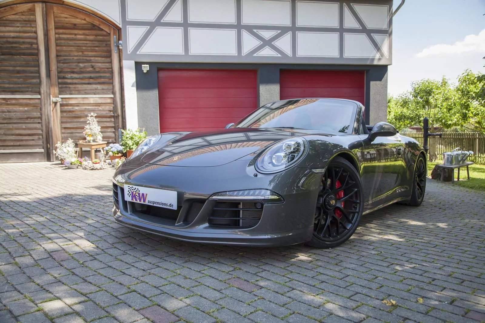 KW Gewindefahrwerk V3 inox (inkl. Stilllegung f. elektr. Dämpfer) PORSCHE 911 Targa (991) Allrad 05/2014-
